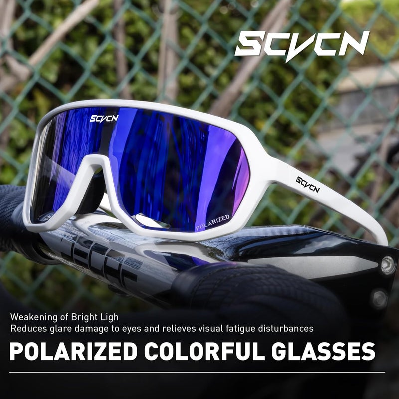 SCVCN Photochromic Cycling Glasses Men Women Clear Sports Sunglasses UV400 Protection for Cycling Running mtb DZ-S63 - Image 3